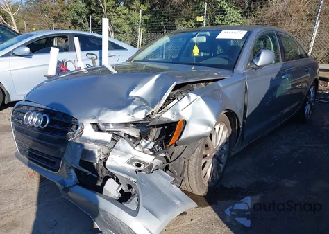 2013 Audi A6 2.0T Premium z USA, uszkodzony, nr VIN WAUDFAFCXDN111354